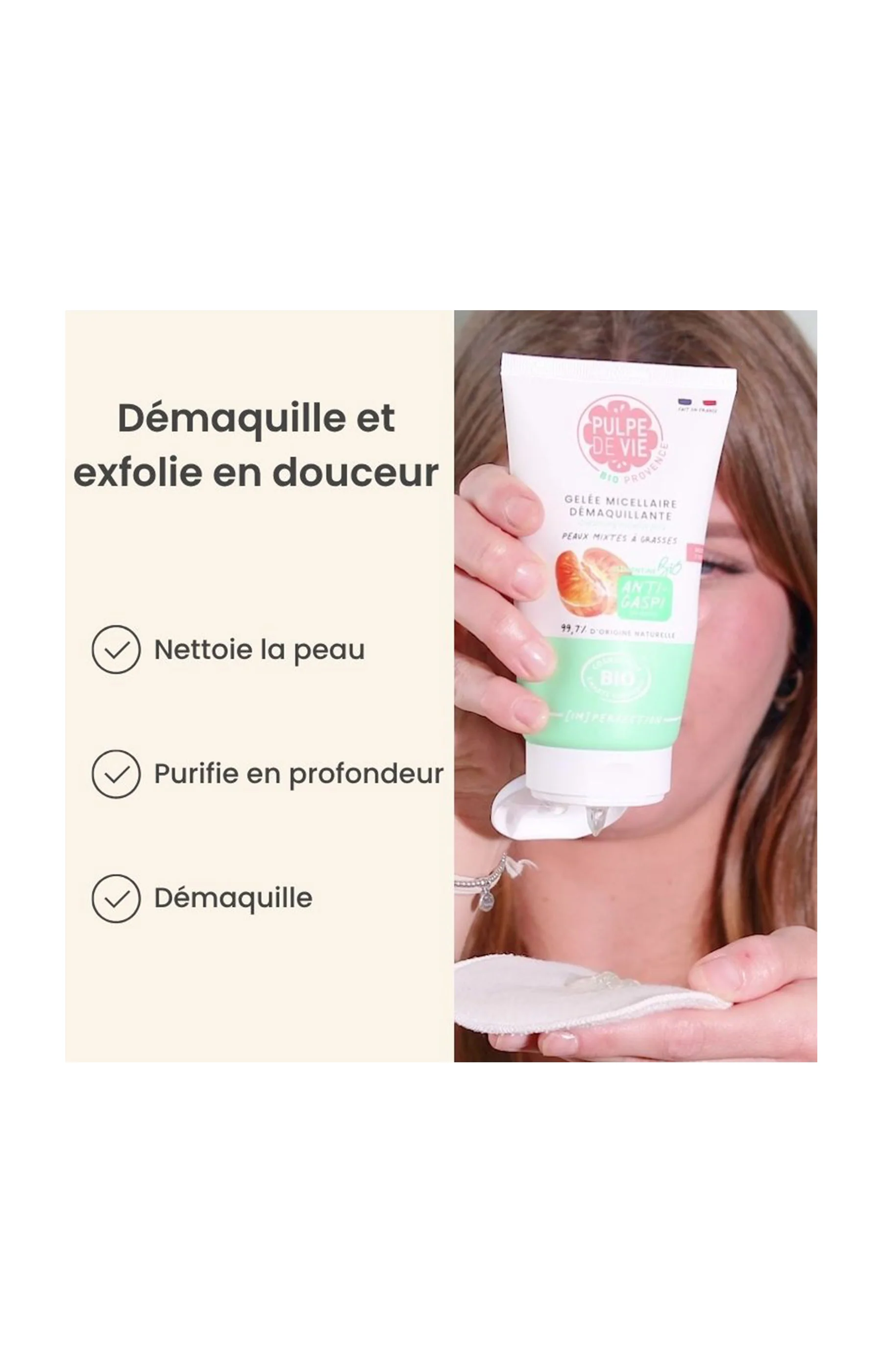 Gelée micellaire démaquillante - Peaux mixtes à grasses - 150 ml - Image 5