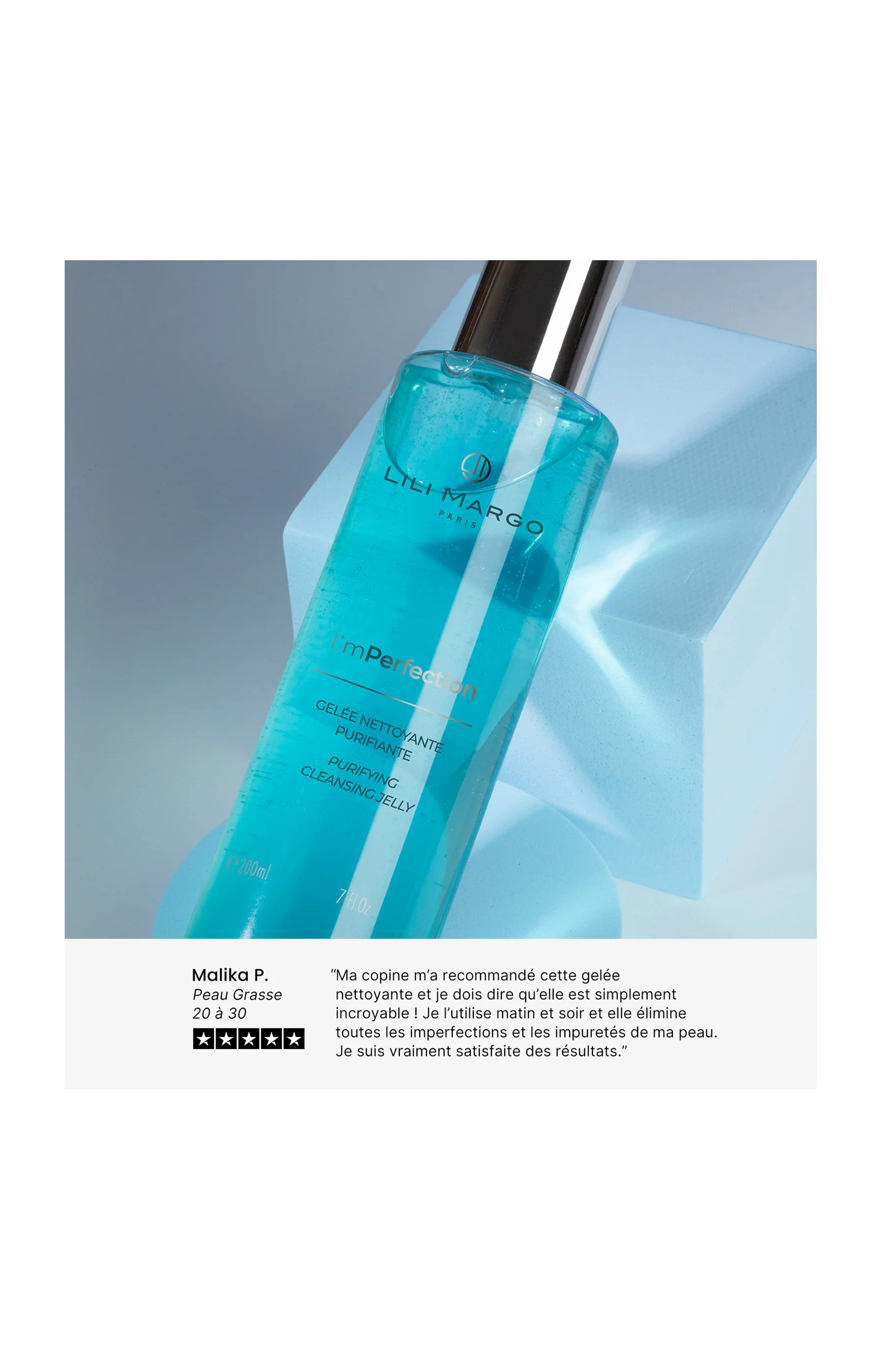 Gelée nettoyante purifiante - Niacinamide & zinc - I'm Perfection - Visage - 200 ml - Image 4