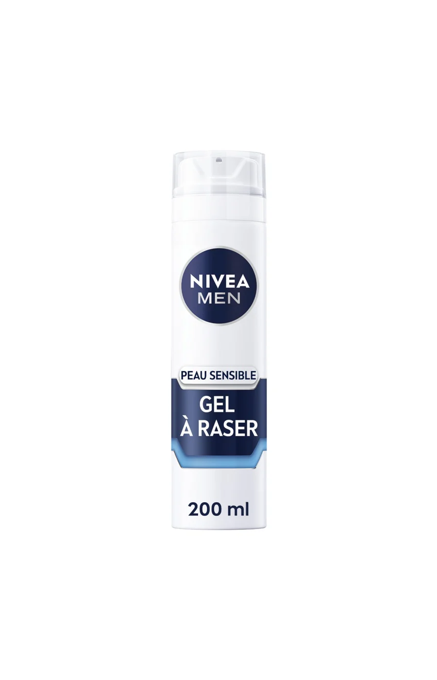 Gels à raser - Peaux sensibles - Homme - 2 x 200 ml