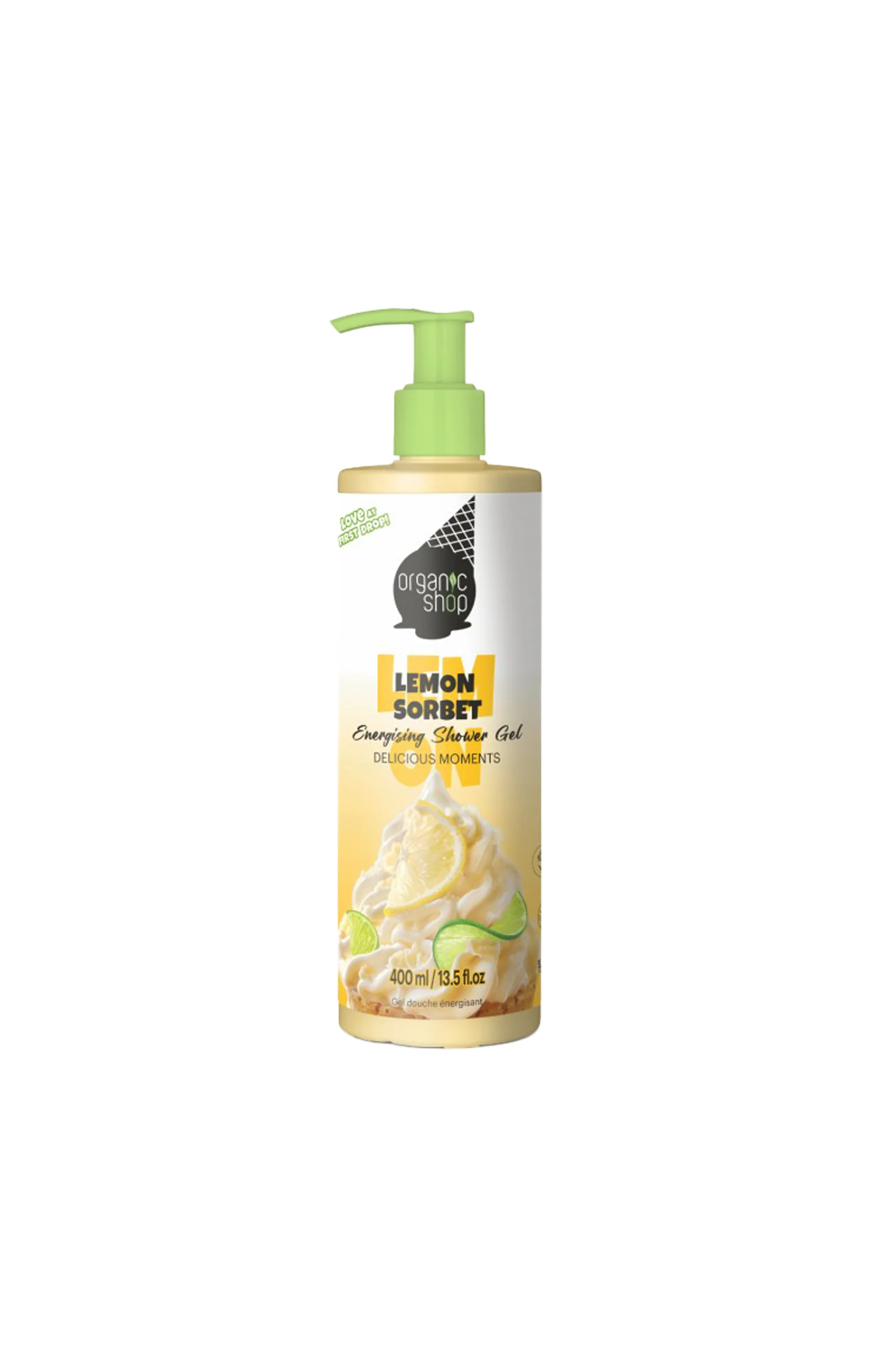 Gel douche énergisant - Sorbet citron - 400 ml