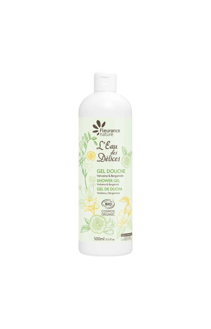 Gels douche nourrissants bio - Verveine & bergamote - Corps - 2 x 500 ml