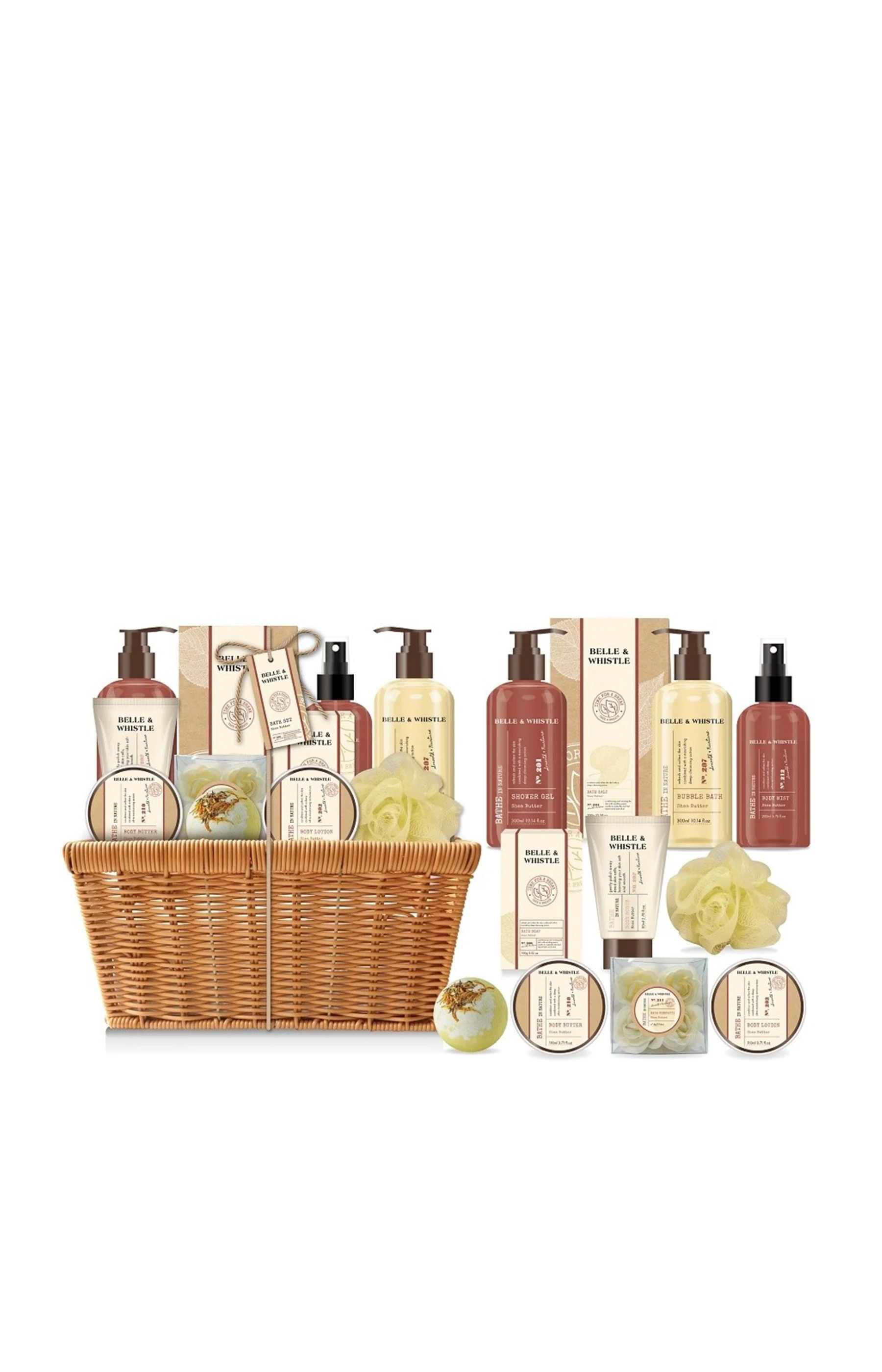 Coffret panier de bain - Marron - 11 produits - Image 2