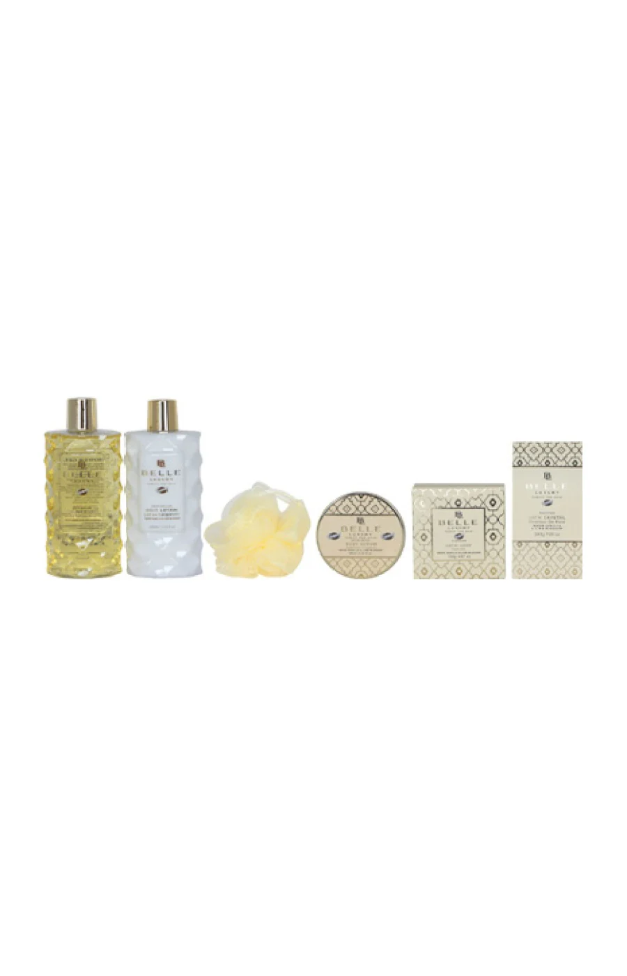Panier de bain - Belle Luxury Gold - 6 produits - Image 2
