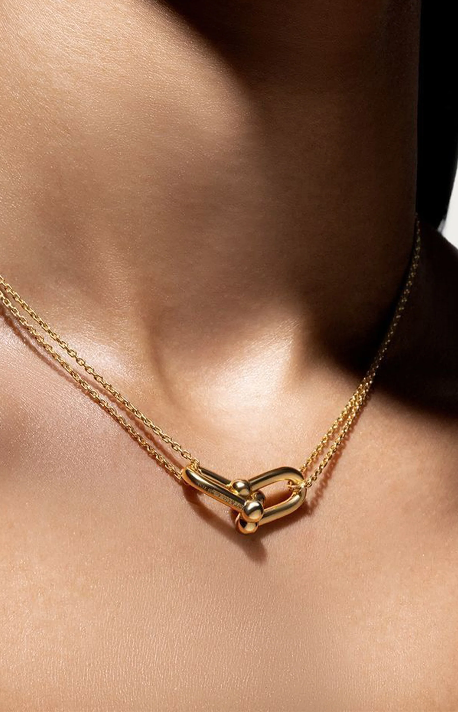 Collier - Laiton plaqué or - Image 2