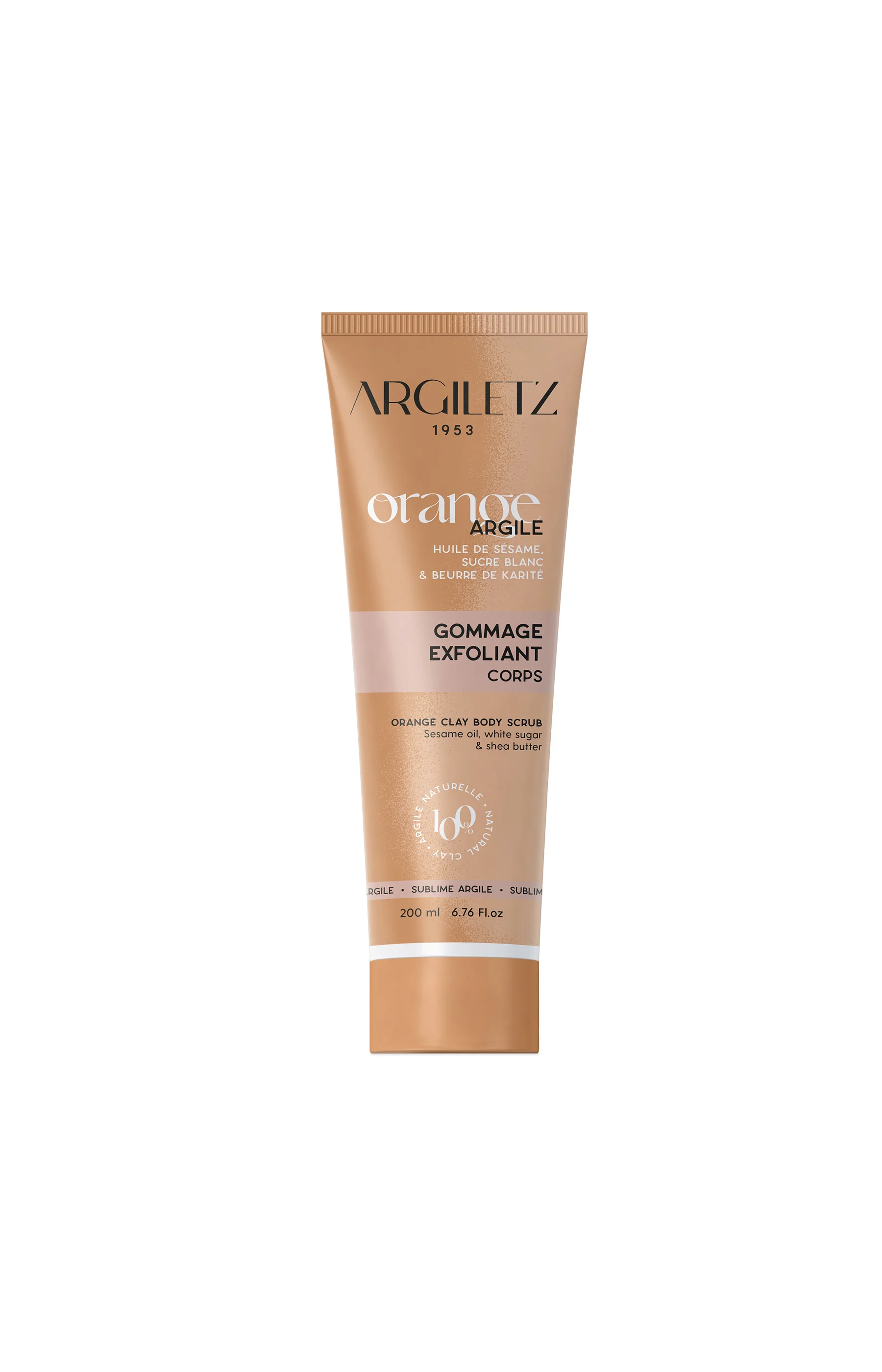 Gommage exfoliant - Argile orange - Corps - 200 ml