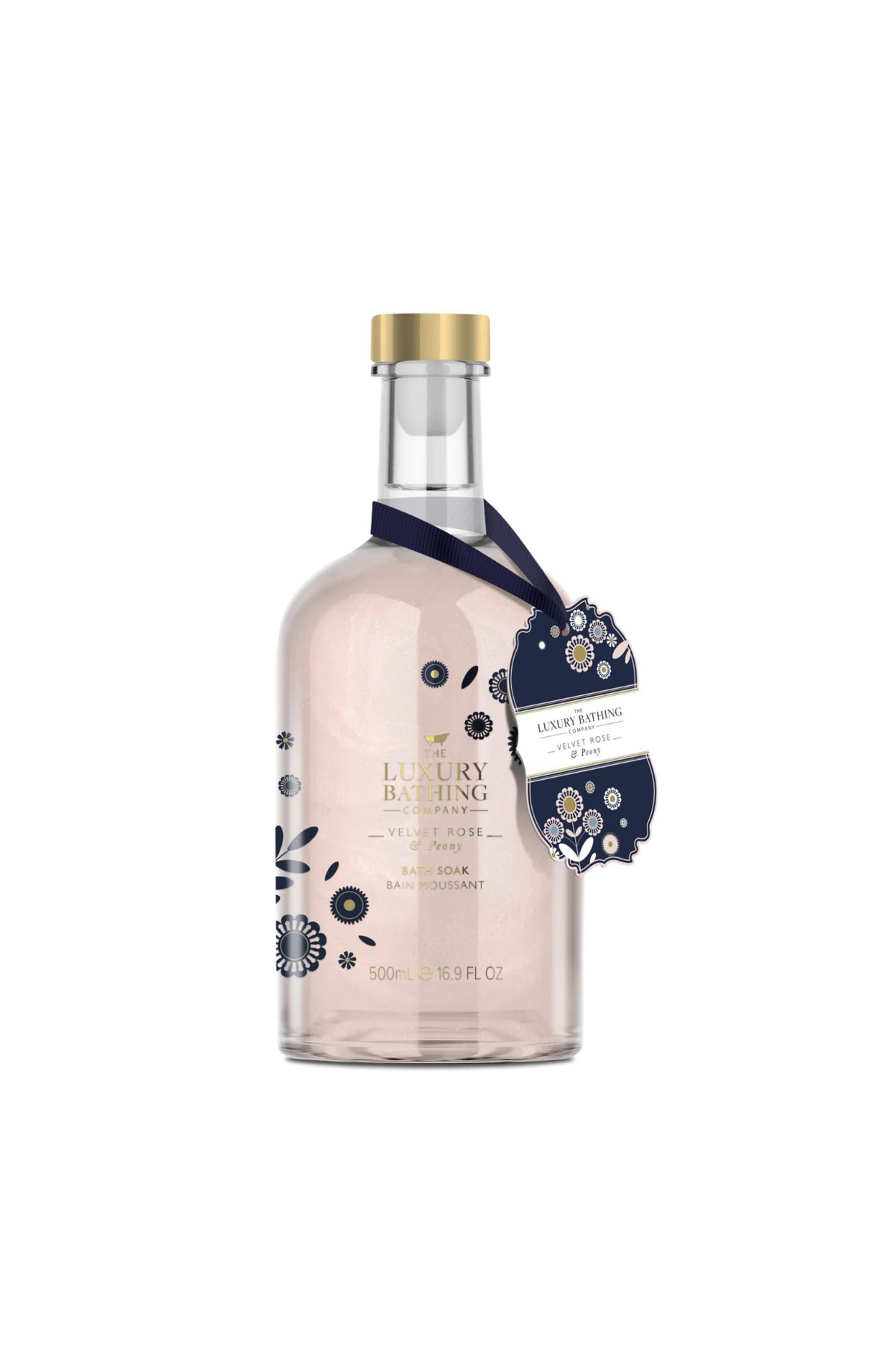 Bain moussant - Rose & pivoine - 500 ml