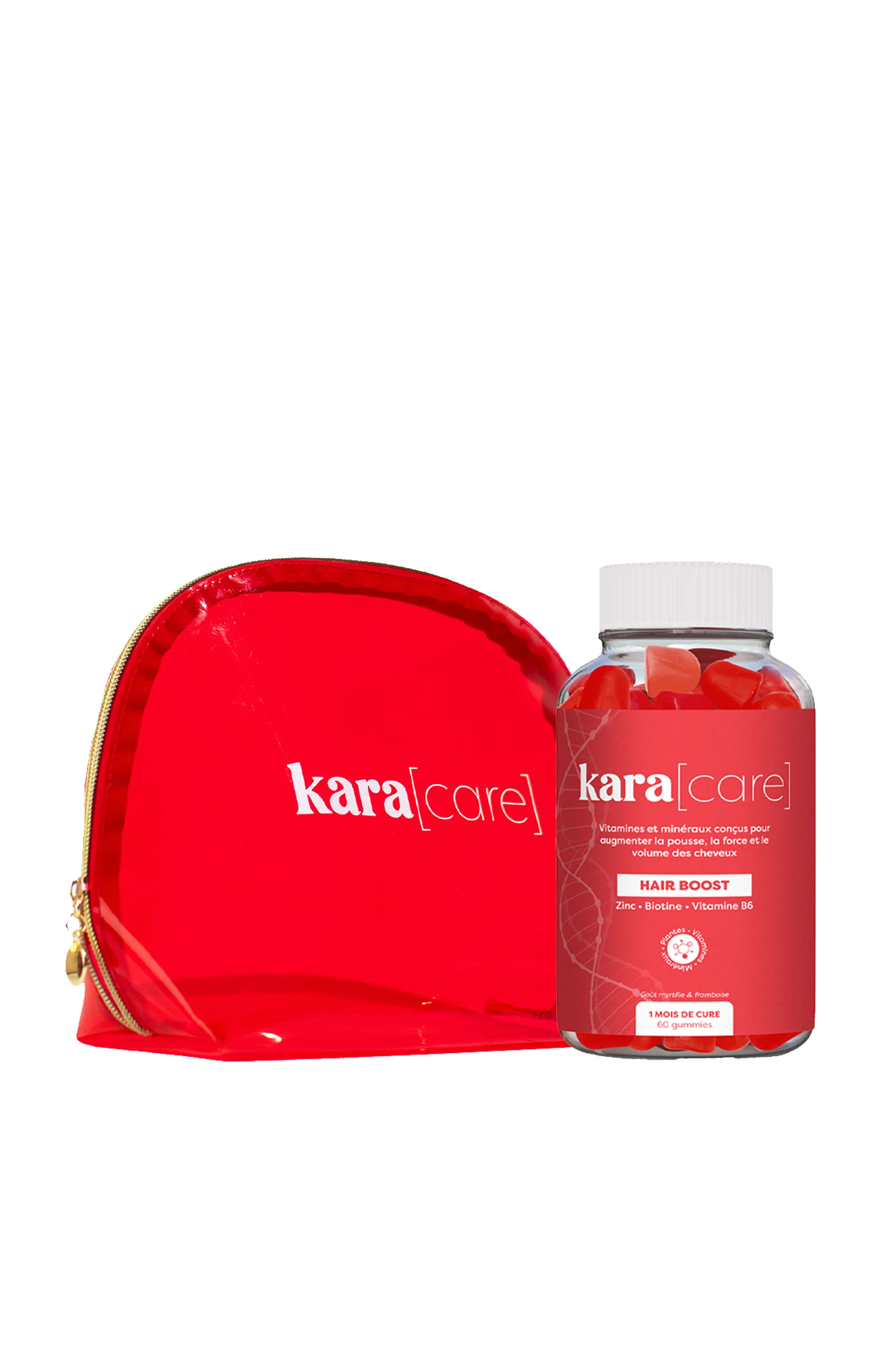 Gummies fortifiants & trousse de toilette - Hair Boost