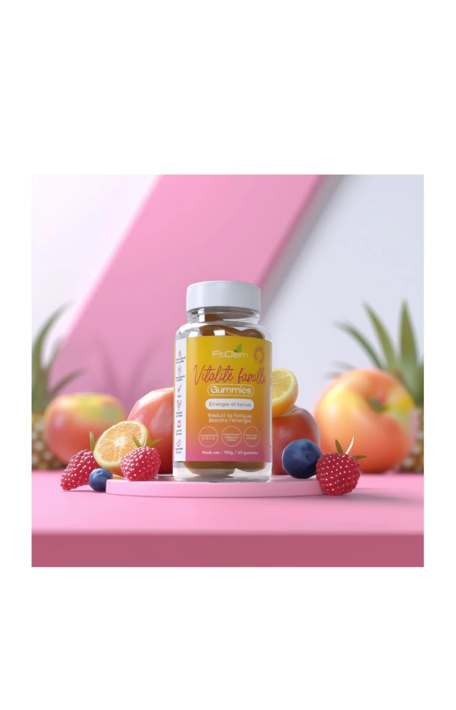 Gummies vitalité - Vitamies & zinc - Myrtille - 1 mois - Image 6