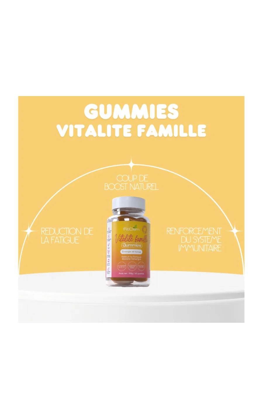 Gummies vitalité - Vitamies & zinc - Myrtille - 1 mois - Image 8