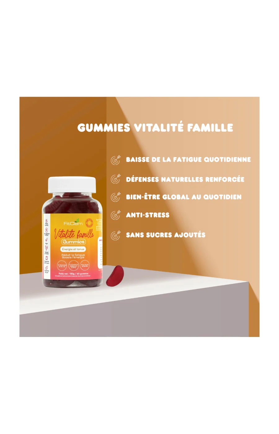 Gummies vitalité - Vitamies & zinc - Myrtille - 3 mois - Image 4
