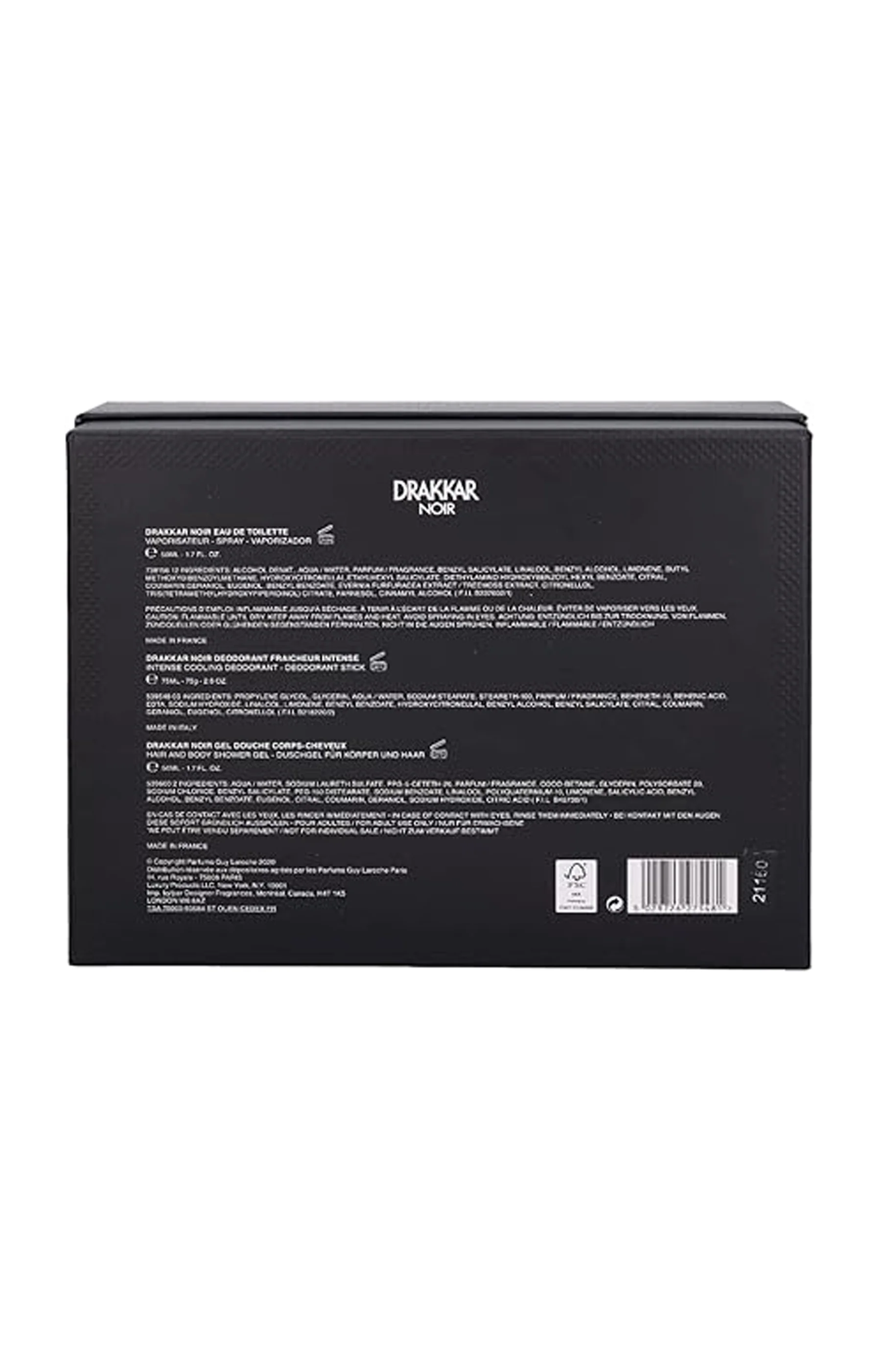 Coffret Drakkar Noir - Eau de toilette - Aromatique fougère - Homme - 3 produits - Image 3