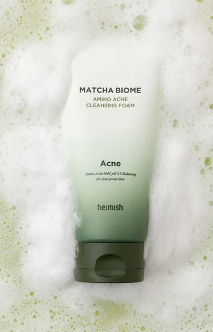 Mousse nettoyante anti-acné - Matcha & acide salicylique - 150 ml - Image 3