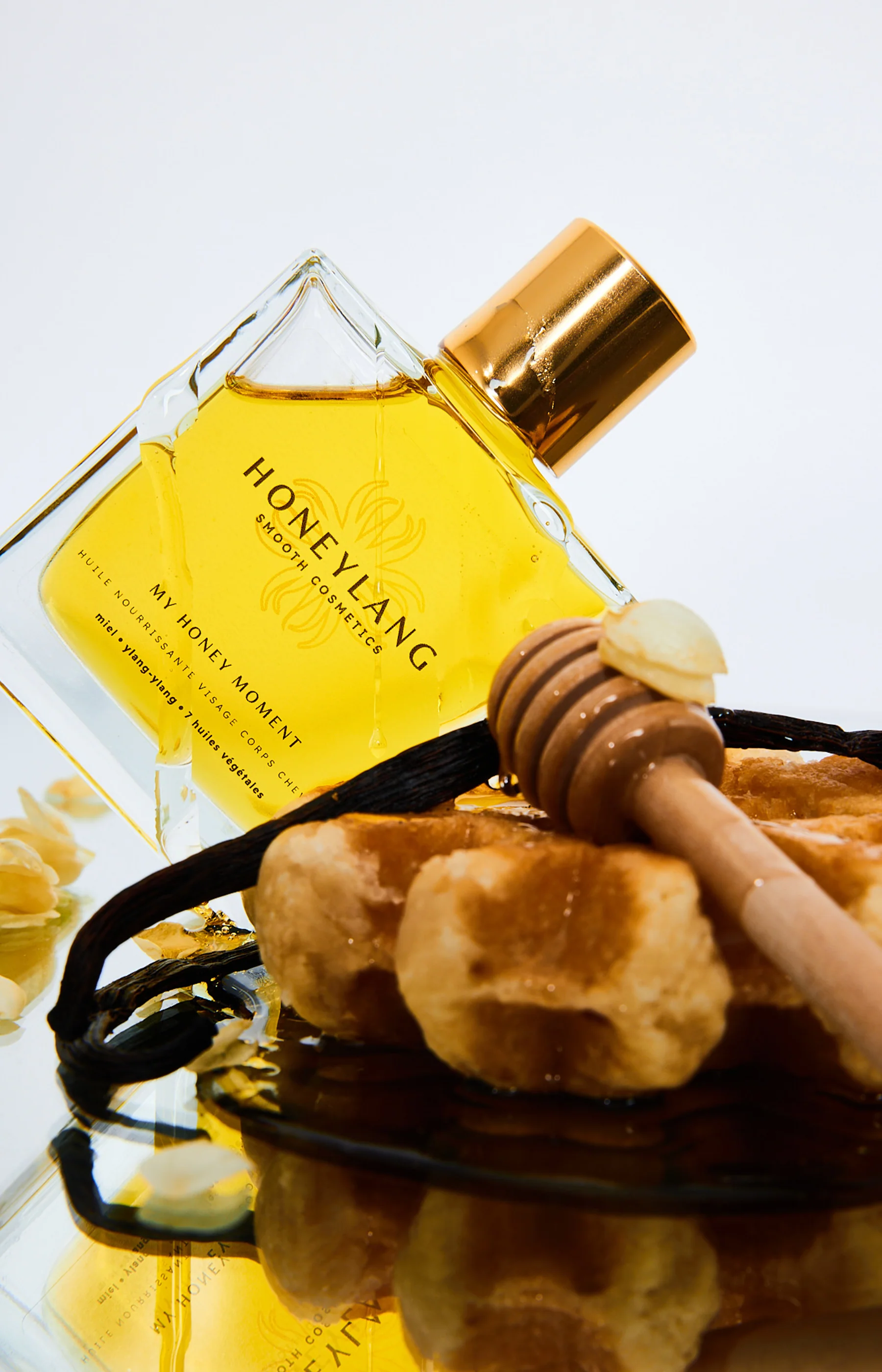 Huile hydratante - Miel & ylang-ylang - Visage & corps - 100 ml - Image 3