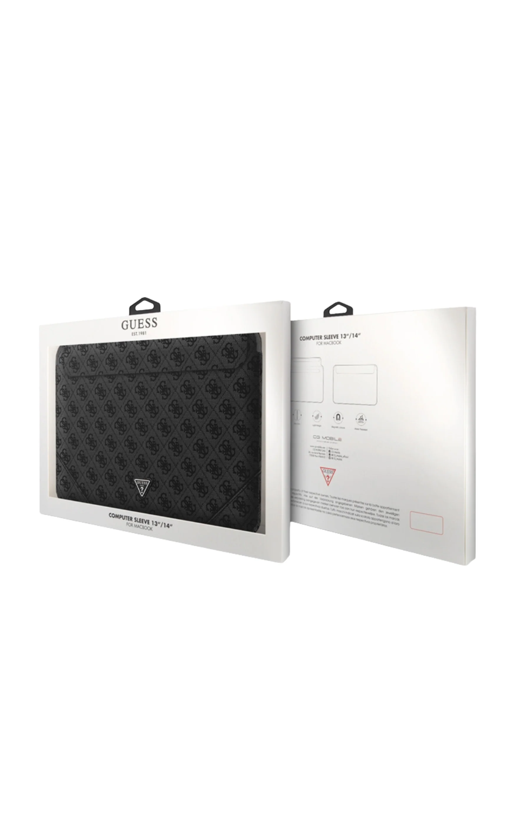 Housse pour ordinateur - MacBook 13/14 pouces - Noire - Image 4