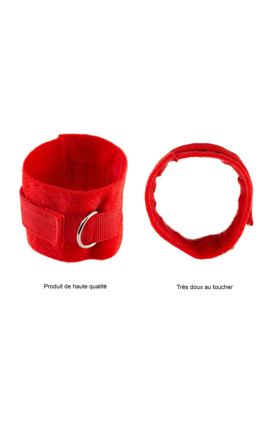 Set SM - Attaches lit & menottes - Rouge - Image 3