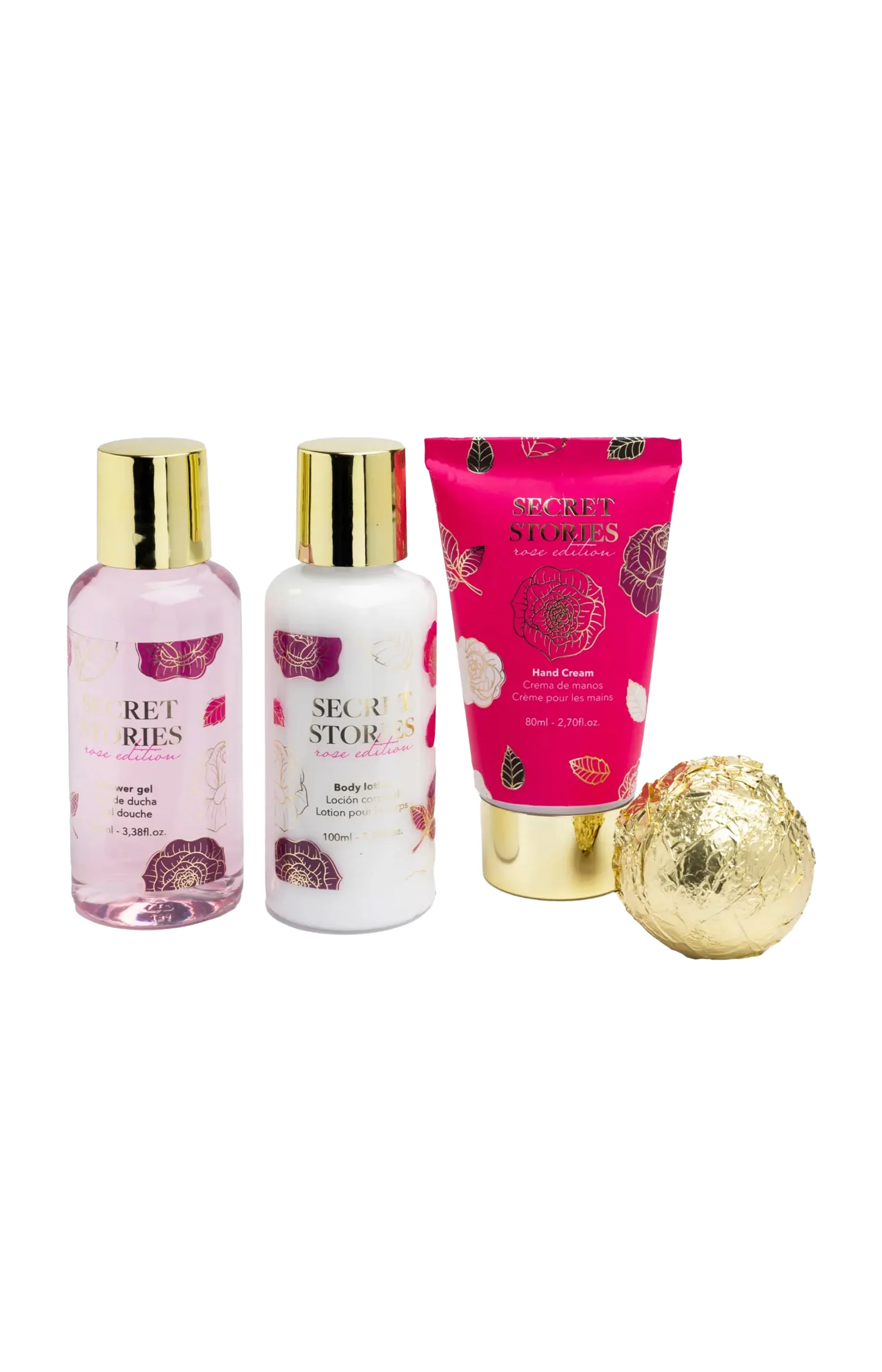 Coffret bain - Rose & pivoine - Corps - 4 produits - Image 2