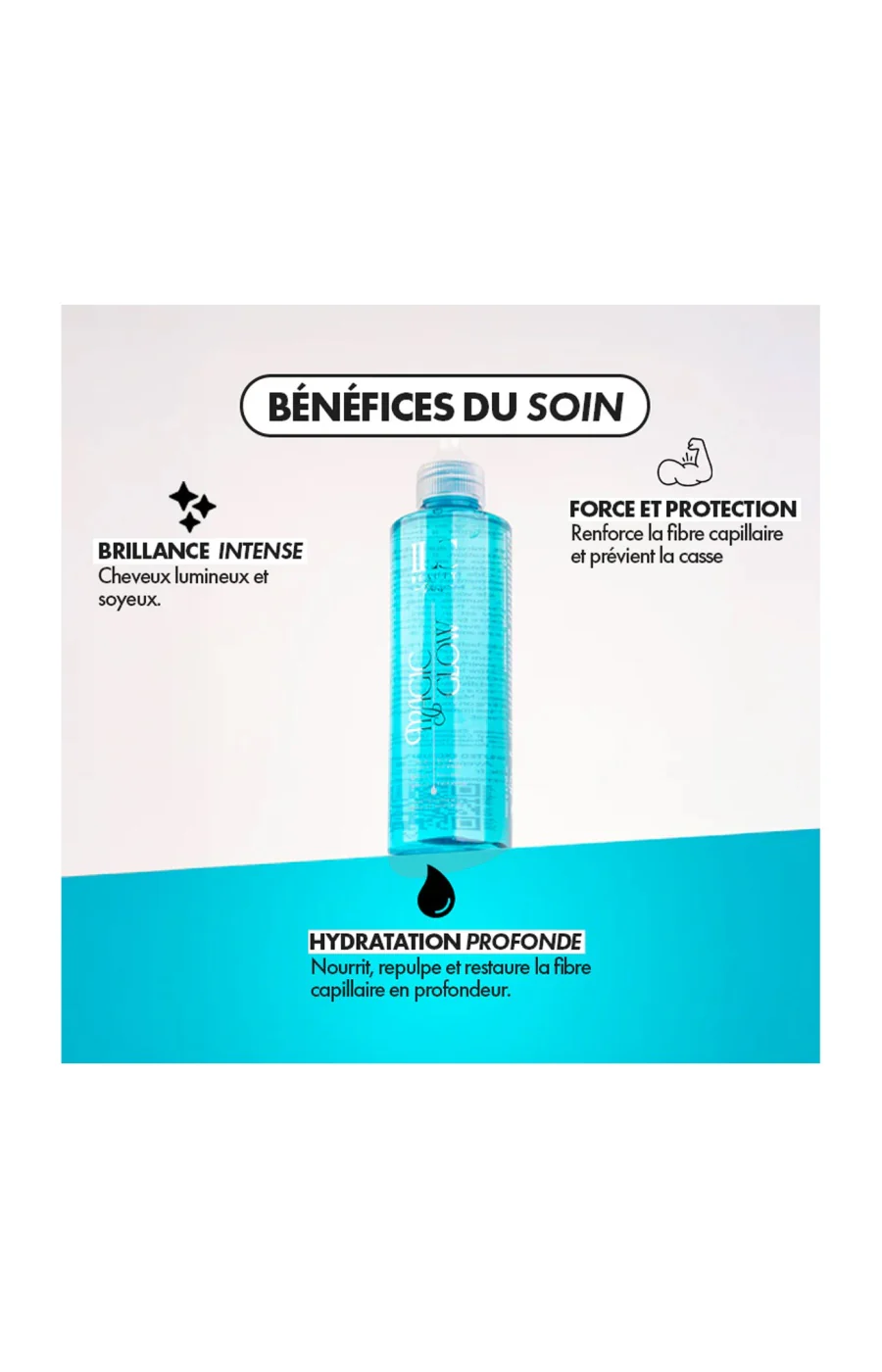 Eau réparatrice - Cheveux secs & cassants - Magic Glow - 200 ml - Image 4