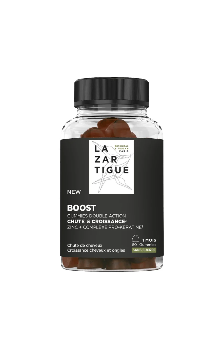 Compléments alimentaires - Boost - Cheveux - 60 gummies