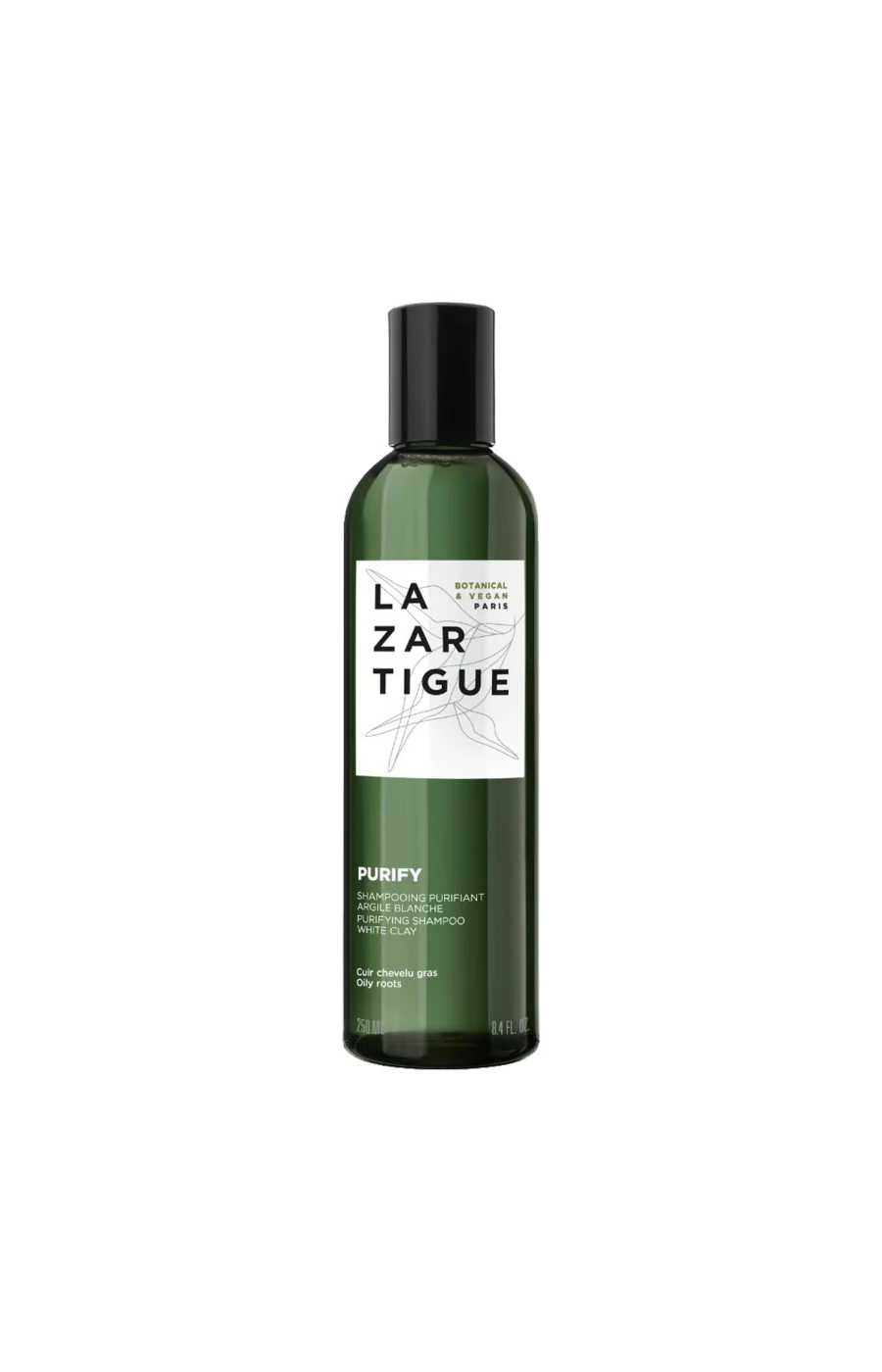 Shampoing purifiant régulateur de sébum - Argile blanche - Cuirs chevelus gras - 250 ml