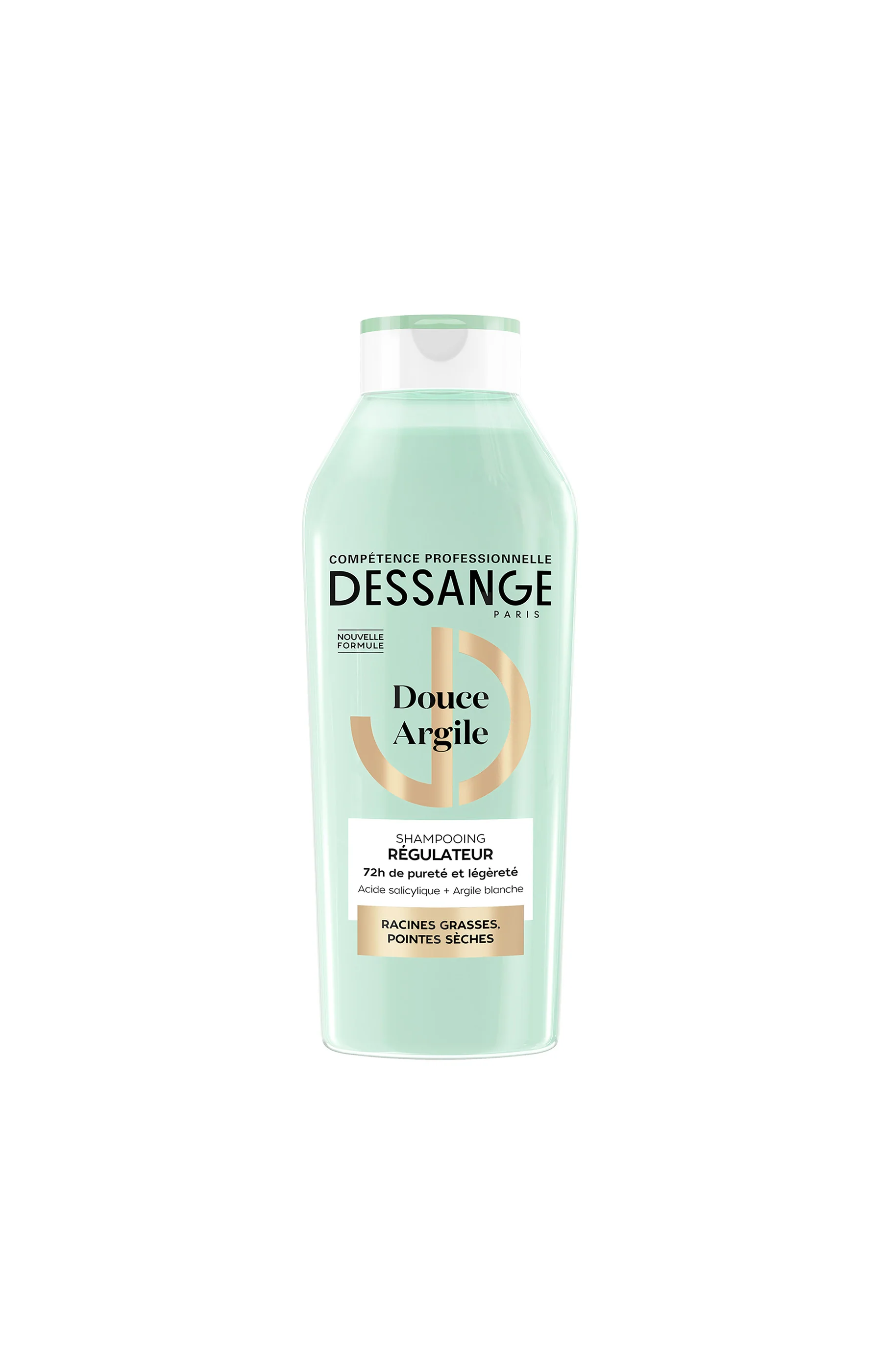 Shampoing régulateur - Acide Salicylique & Argile blanche - Cheveux secs