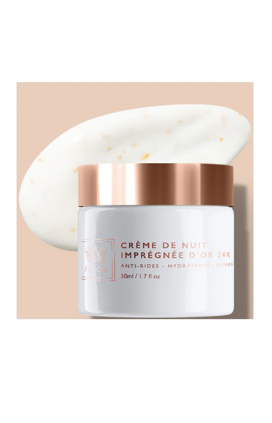Crème de nuit anti-âge - Or 24k - Visage - 50 ml