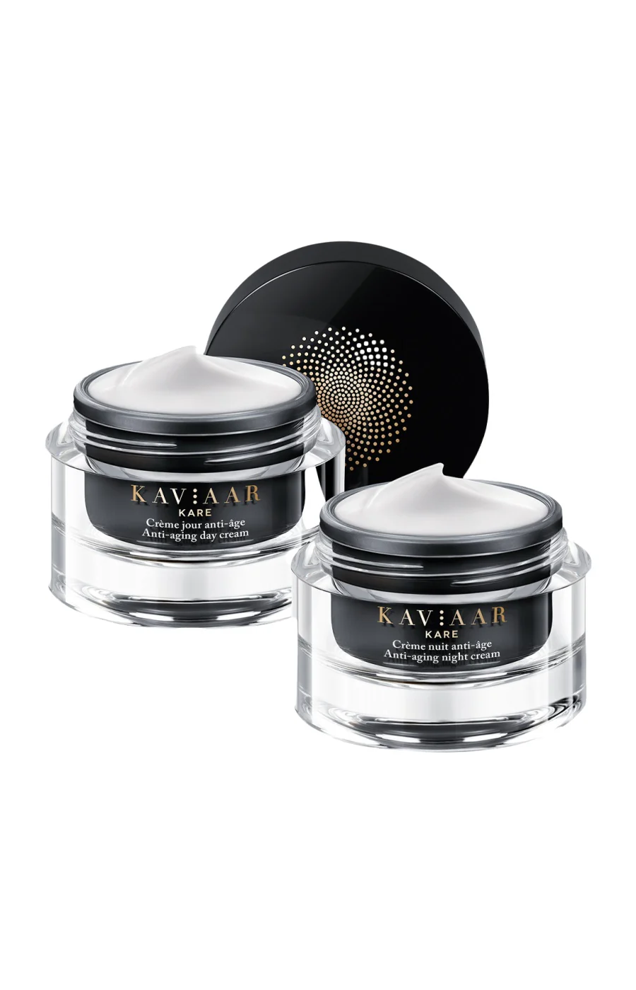 Coffret anti-âge - Caviar & acide hyaluronique - Jour & nuit - 2 x 50 ml