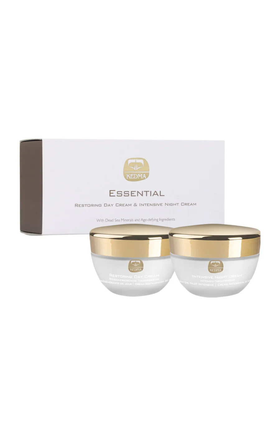 Coffret anti-âge - Collagène & minéraux de la mer Morte - Jour & nuit - Visage - 2 x 50 ml