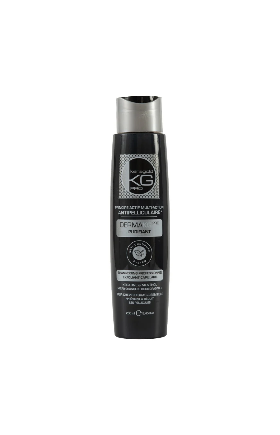 Shampoing antipelliculaire purifiant - Kératine & menthol - Cuir chevelu gras & sensible