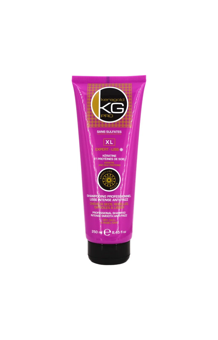 Shampoings professionnels lissants sans sulfate - Kératine - 2 x 250 ml