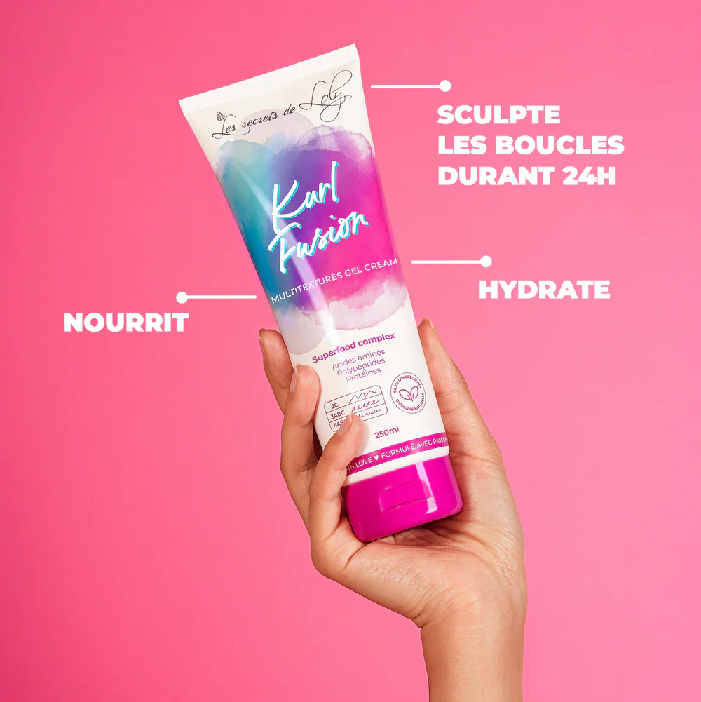 Crème gel 3 en 1 - Kurl Fusion - Cheveux multi texturés - 250 ml - Image 4