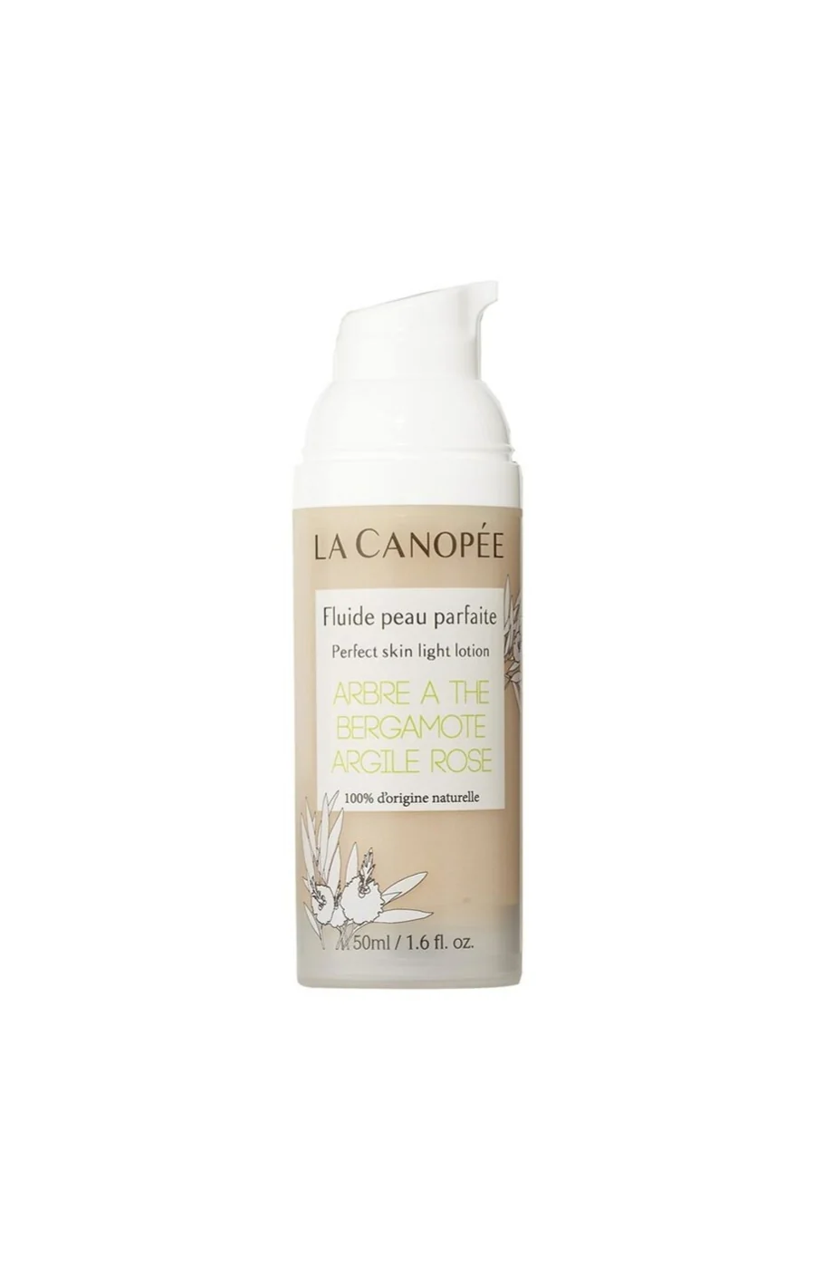 Fluide peau parfaite - Arbre à thé, bergamote & argile rose - Peaux normales à grasses - 50 ml