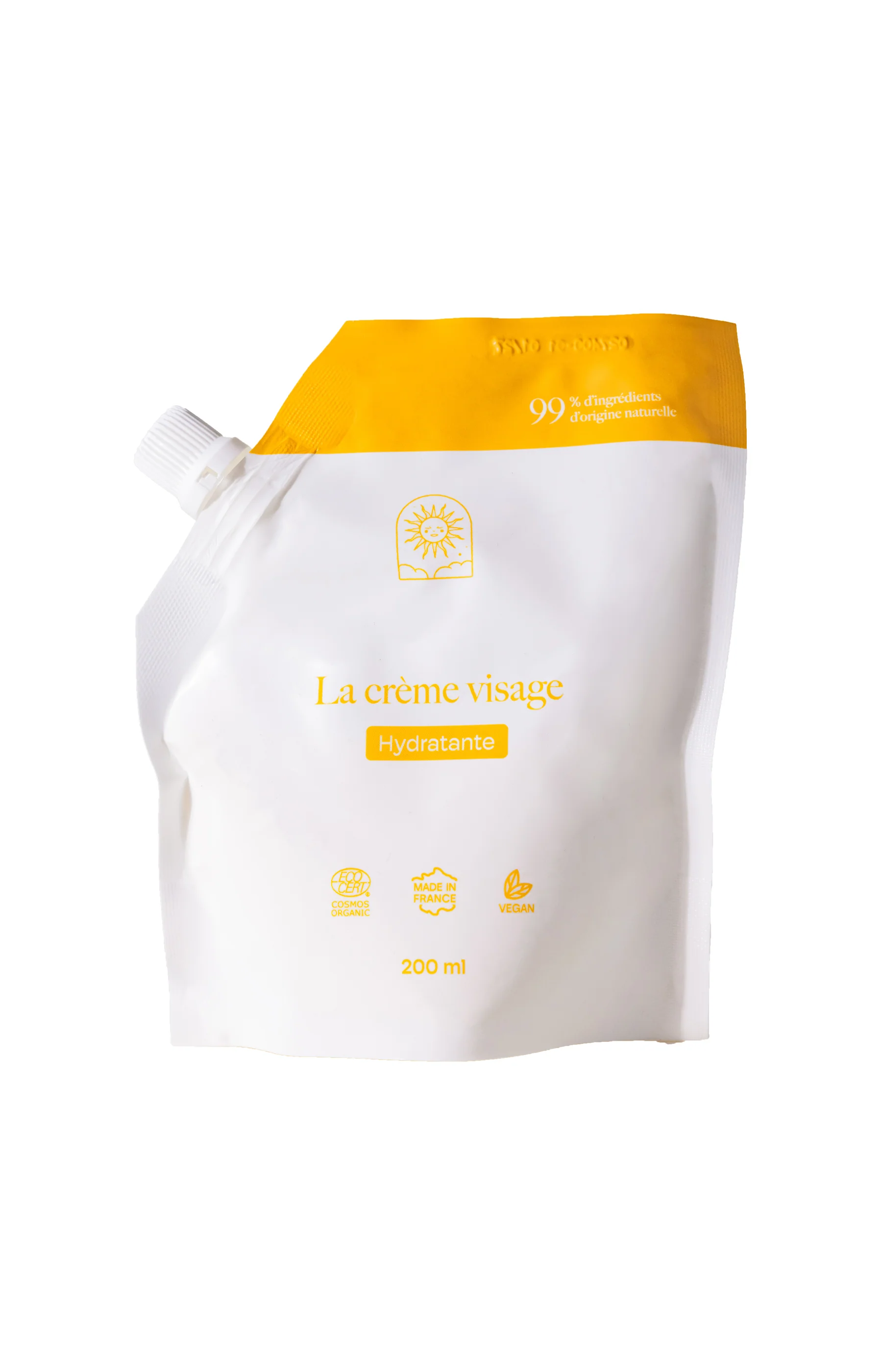 Recharge crème hydratante bio - Visage - 200 ml - Image 2