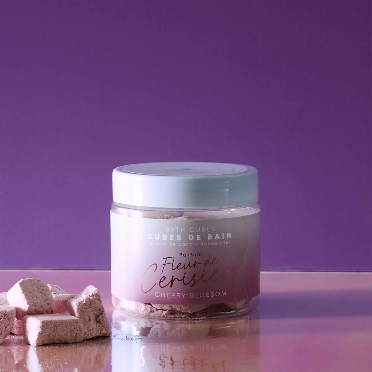Cubes de bain effervescents - Fleur de cerisier - 140 g - Image 2