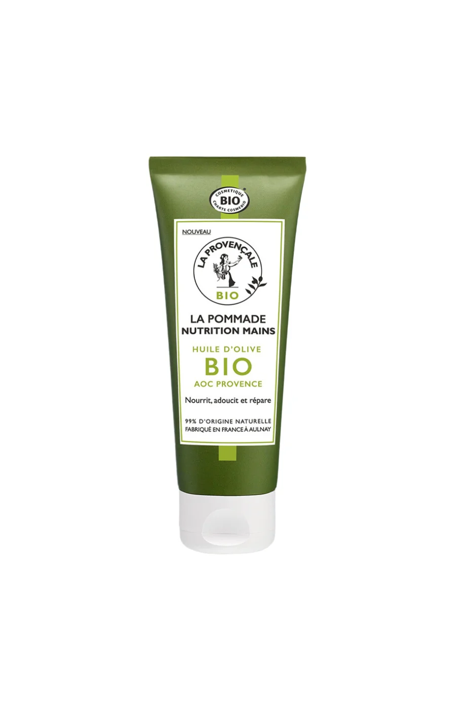 Crème nourrissante bio - Huile d'olive - Mains - 75 ml