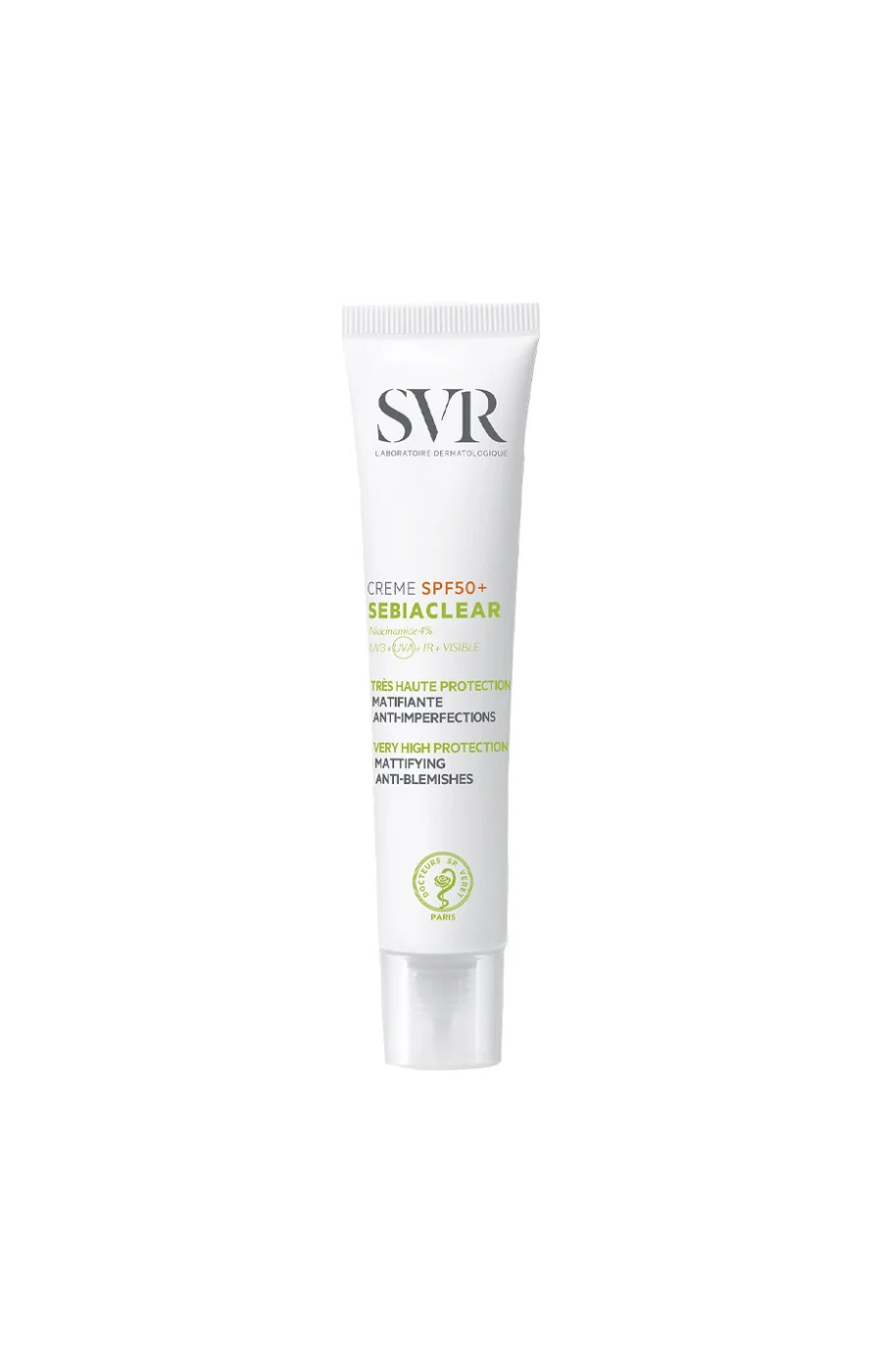 Crème anti-imperfections SPF 50+ - Sebiaclear - Peaux grasses