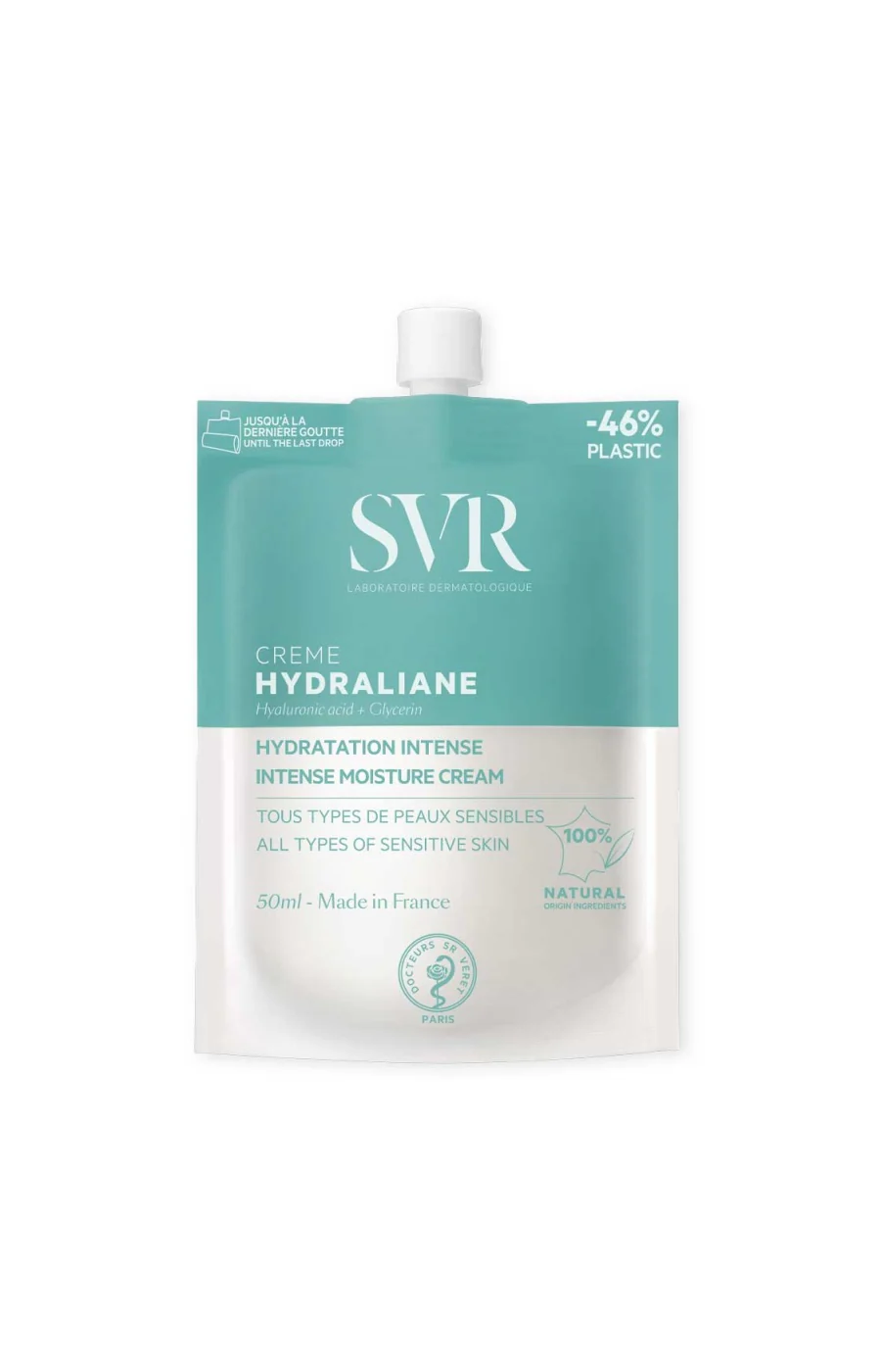 Crème hydratante - Hydraliane - Acide hyaluronique - Peaux sensibles