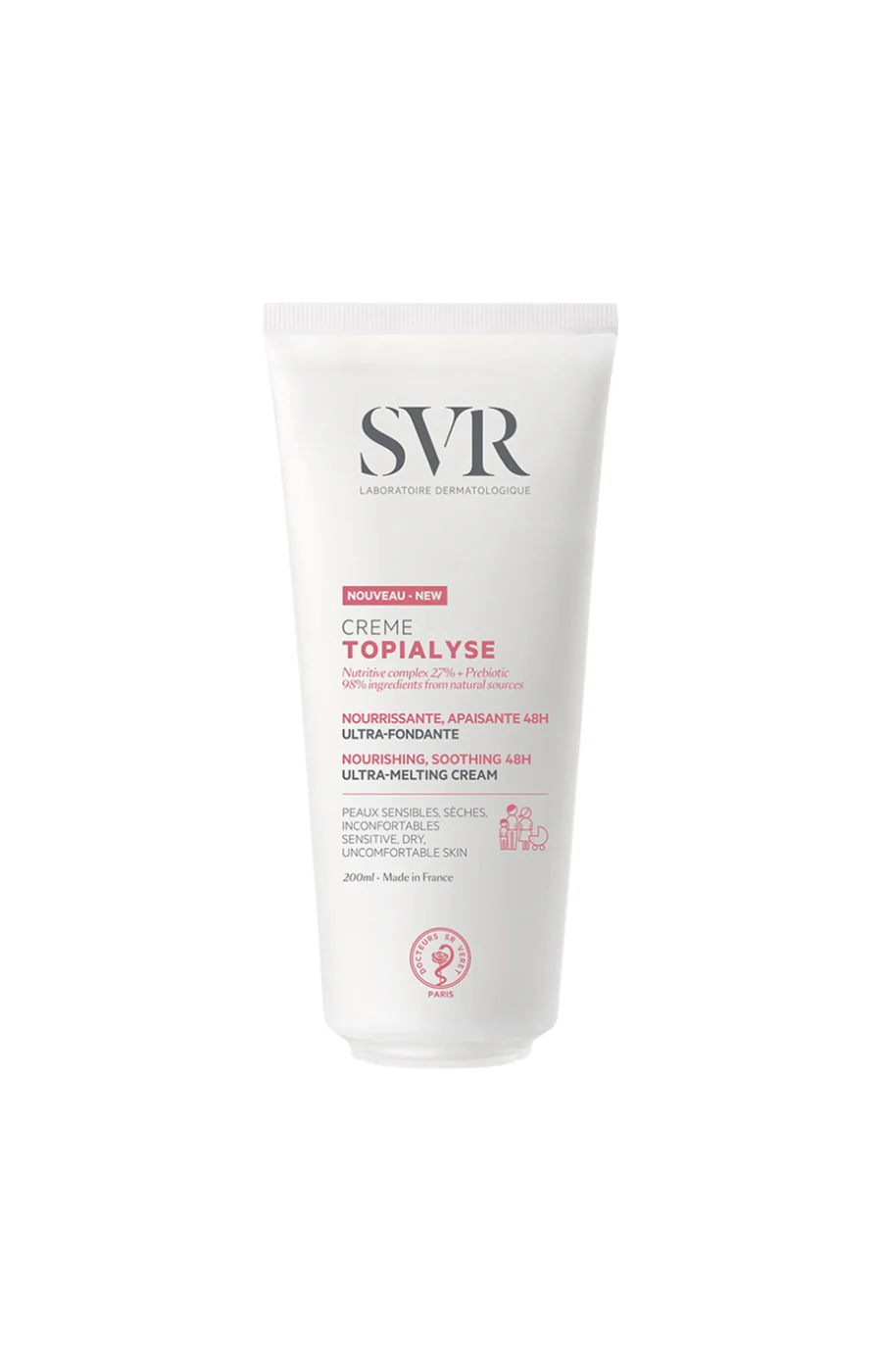 Crème nourrissante anti-dessèchement - Topialyse - Peaux sèches & sensibles - Visage & corps