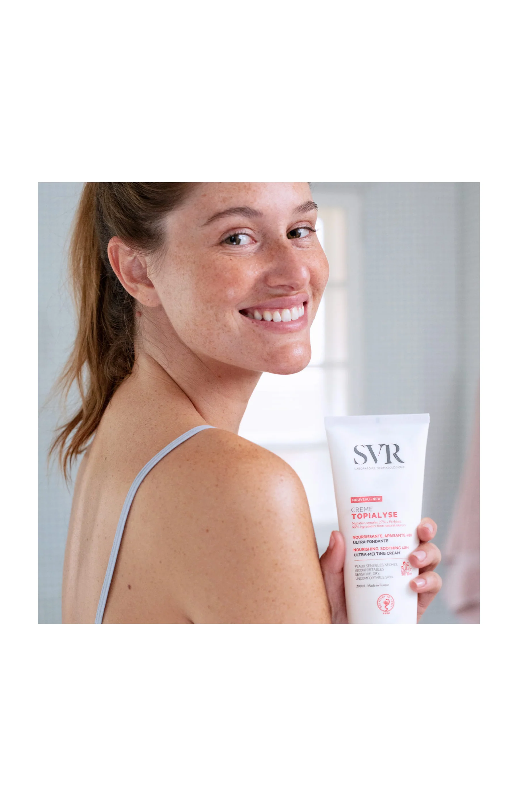 Crème nourrissante anti-dessèchement - Topialyse - Peaux sèches & sensibles - Visage & corps - 400 ml - Image 3