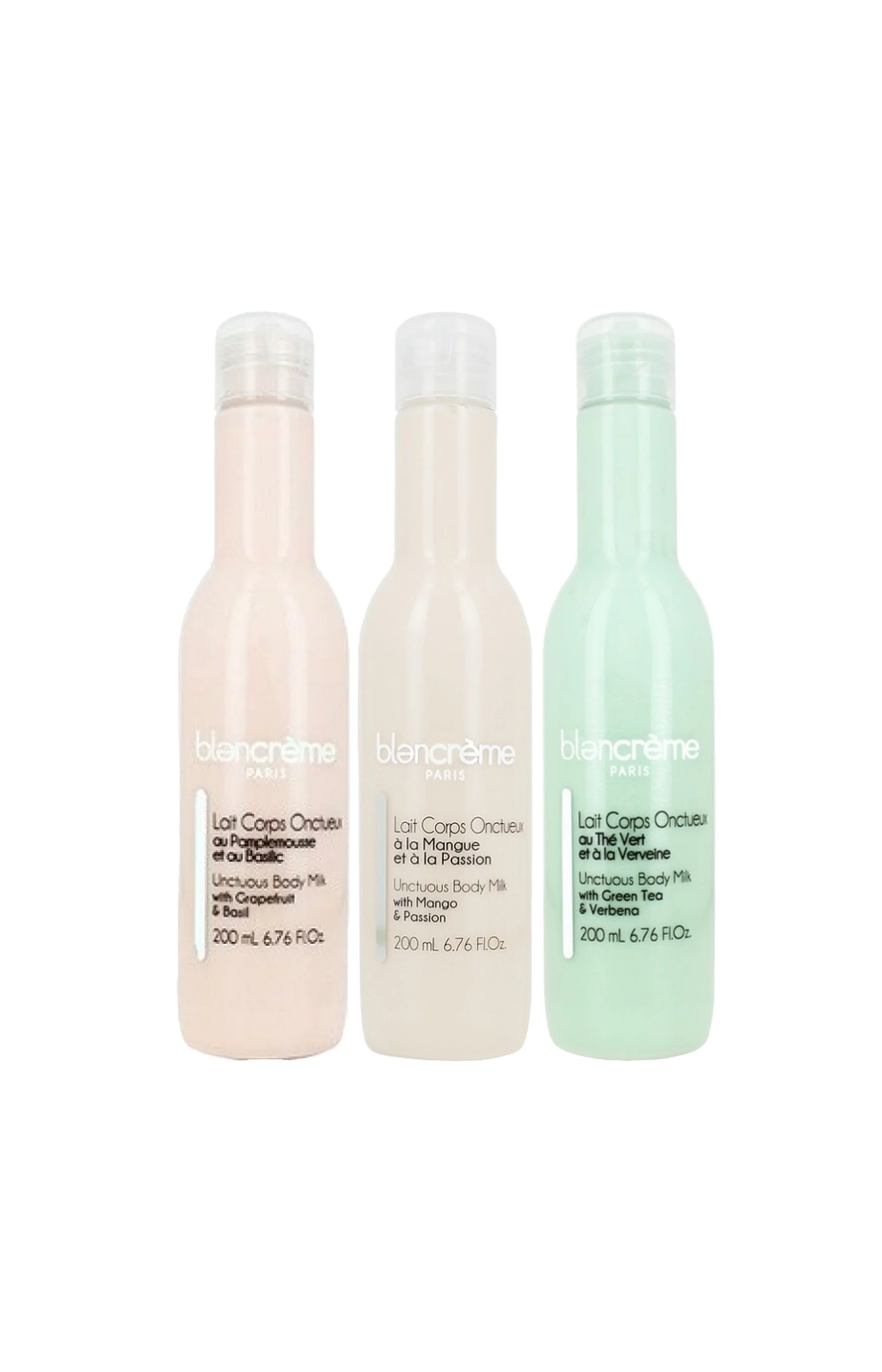 Laits hydratants - 3 produits