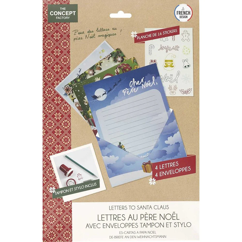 Kit de lettres au Père Noël à personnaliser - Enfant - Lot de 4 - Image 3