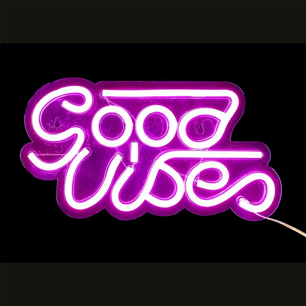 Lampe LED effet néon - Good Vibes - Image 3