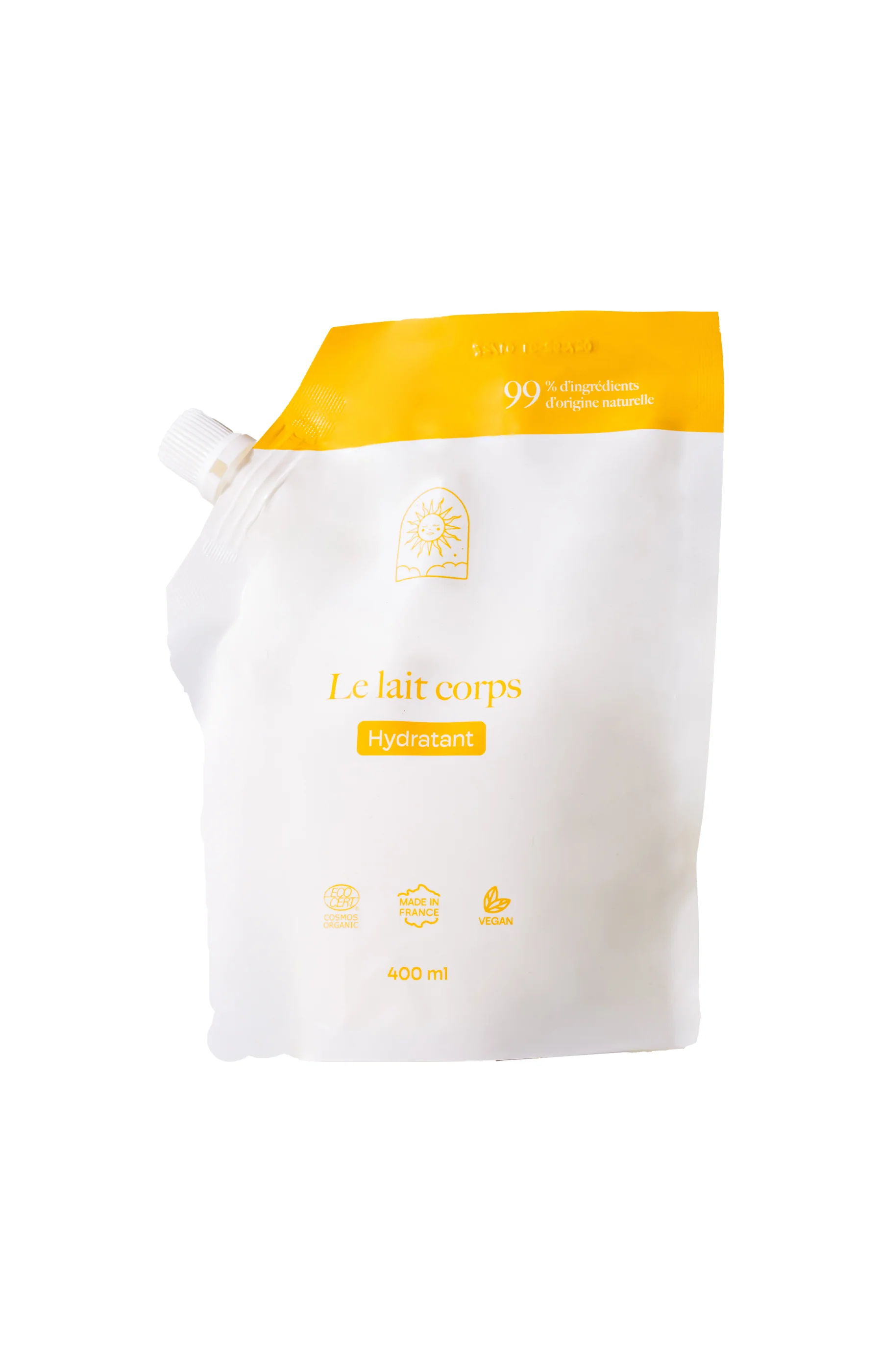 Recharge lait hydratant bio - Corps - 400 ml