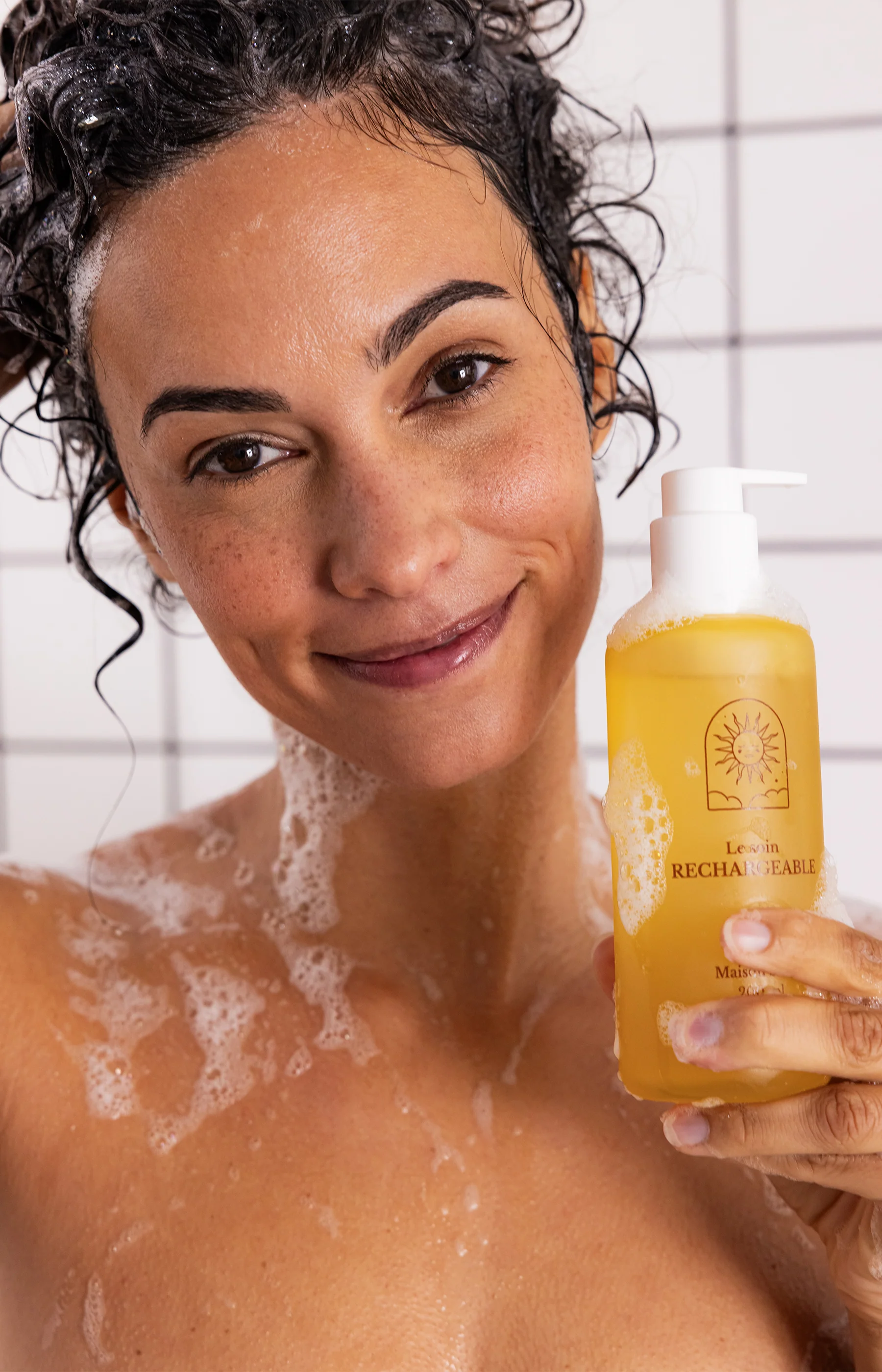 Shampoing doux bio - Flacon jaune - 200 ml - Image 3