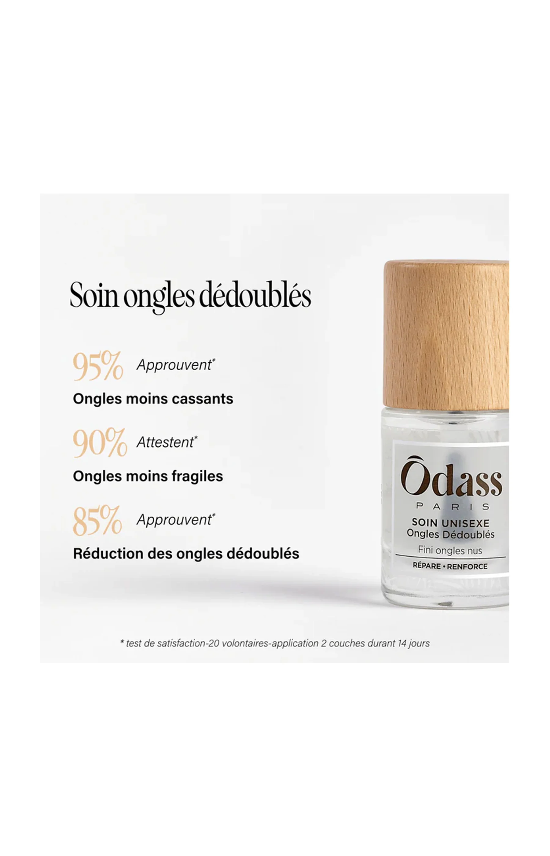 Vernis soin - Ongles dédoublés - 10 ml - Image 3