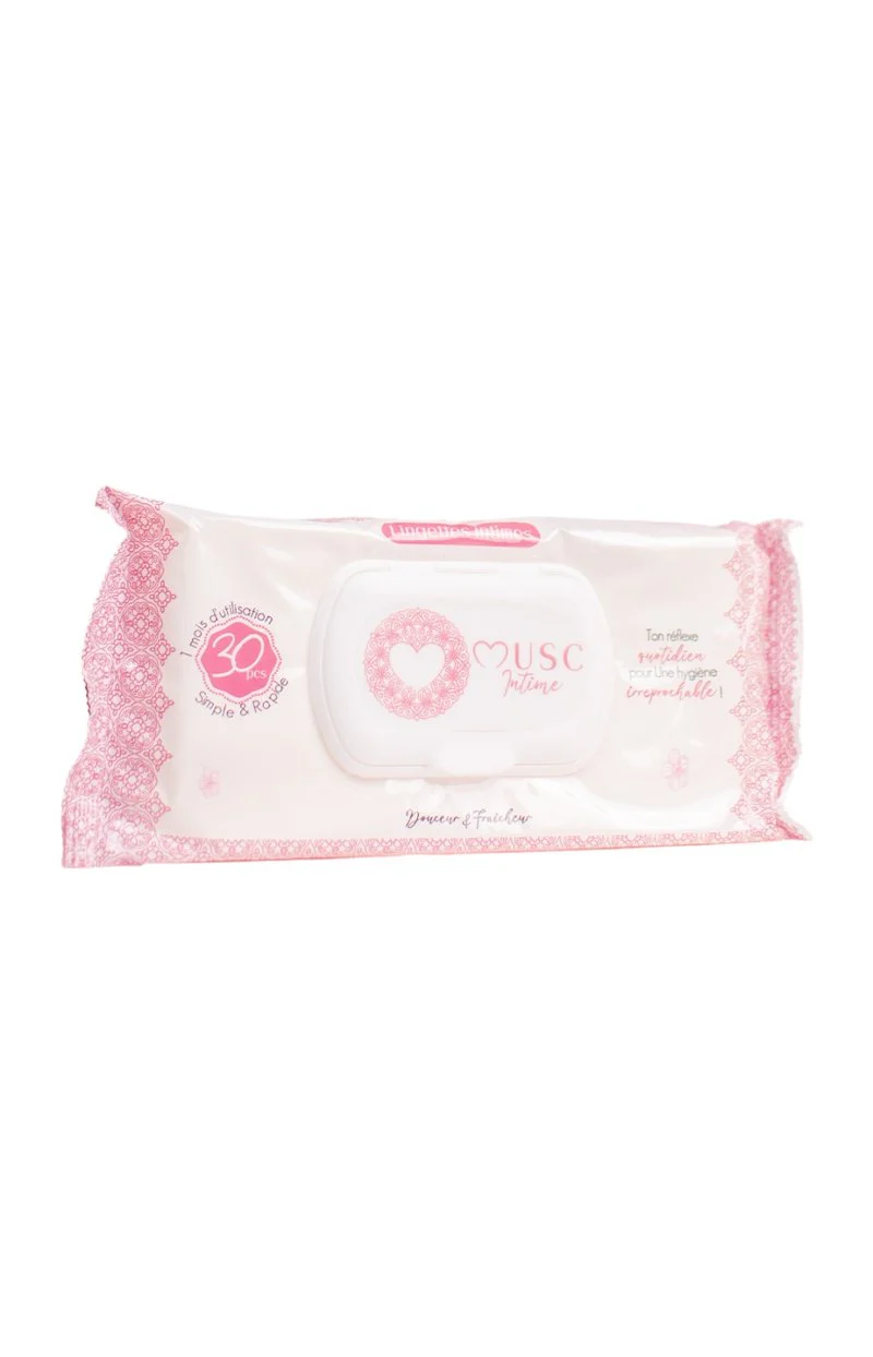 Lingettes intimes - Fleur de Sakura - 3 x 30 unités