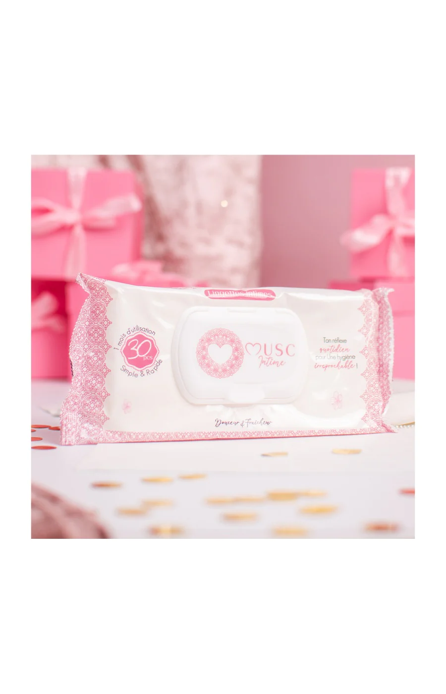 Lingettes intimes - Fleur de Sakura - 3 x 30 unités - Image 2
