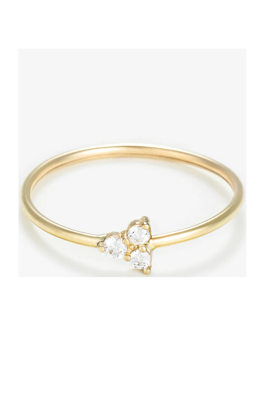 Bague Mia - Or jaune 375/1000 & zirconium