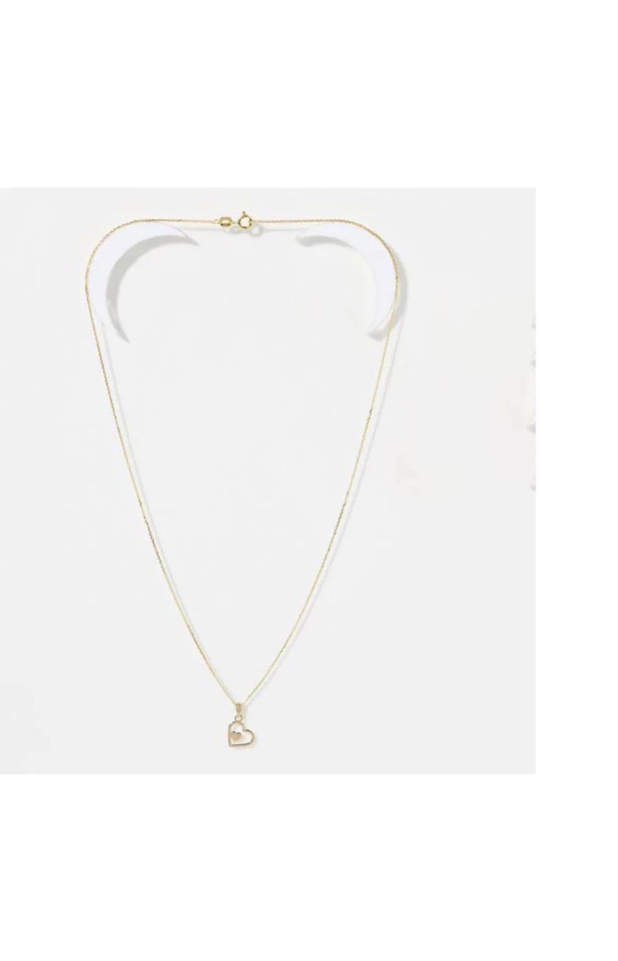 Pendentif - Cœur Coeur - Or jaune 375/1000 - Image 4
