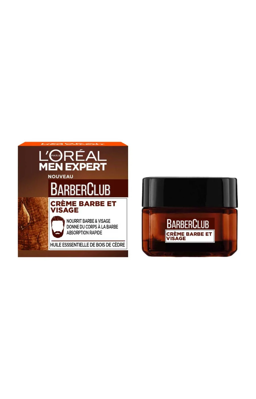 Crème nourrissante - Men Expert Barber Club - Bois de cèdre - Barbe & visage - Homme - Image 2
