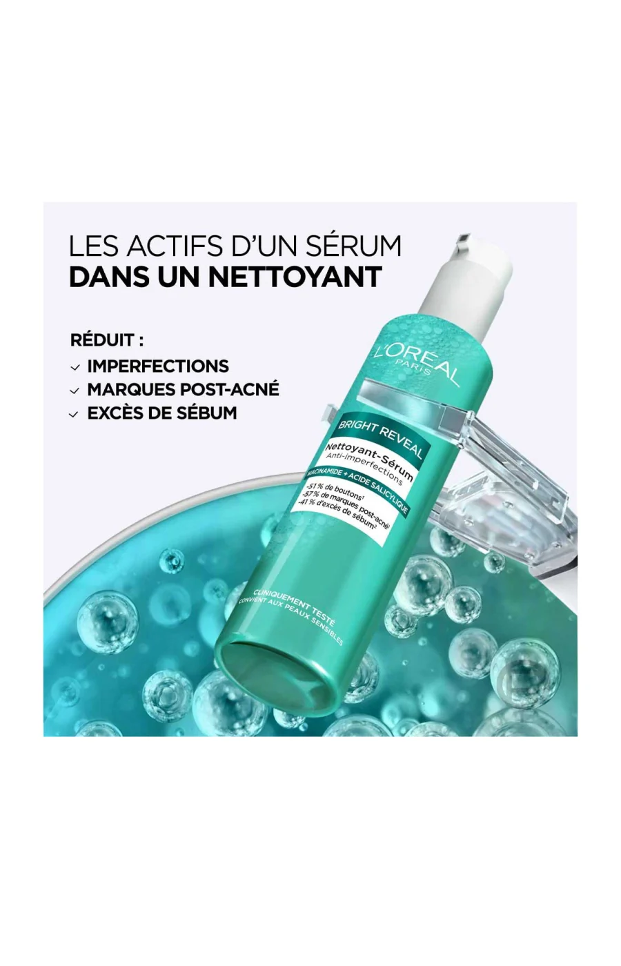 Nettoyant anti-imperfection - Bright Reveal - Niacinamide - Visage - Image 3